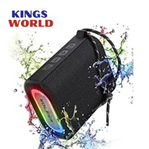 Koleer Speakers Bluetooth Wireless, IPX7 Waterproof Portable Bluetooth Speaker with Lights, 10W Clear Stereo, 30H Playtime, Bluetooth5.0,, TWS Pairing, FM/AUX/USB/TF, for Party Outdoor ♩♪♫【Superior Hi-Fi Stereo Sound & TWS Pairing】KOLEER S31 encompasses crisp high tone, extra bass, and surprisingly room-filling loudness, 10w of clear stereo audio drivers speaker presents you with an unparalleled audio experience. Unleashes the charm of music and doesn't inhibit the high tone, let's enjoy it now. TWS pairing, allowing you to experience sync speakers sound. ♩♪♫【IPX7 Waterproof】Comes with IPX7 grade waterproof, your ideal outdoor speaker choice. Without worrying about rain or spills damaging the speaker unit. The durable silicone exterior ensures you a happy time outdoors playing music freely under any weather conditions. Now just add it to your shopping chart to own it, then freely enjoy music at the summer pool party or sea vacation! ♩♪♫【RGB Breath Lights】Dancing without dancing lights? That is the last thing we want to do. You can set the surrounding light feeling for the occasion with this portable speaker according to music. With beautiful lights glowing to the beat of audio streaming, you will never get bored with playing music and dancing with this compact but powerful speaker.