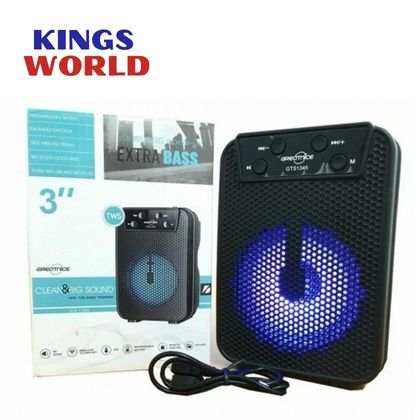 GTS-1345 3inch Wireless Bluetooth Rechargeable Speaker Extra Bass
